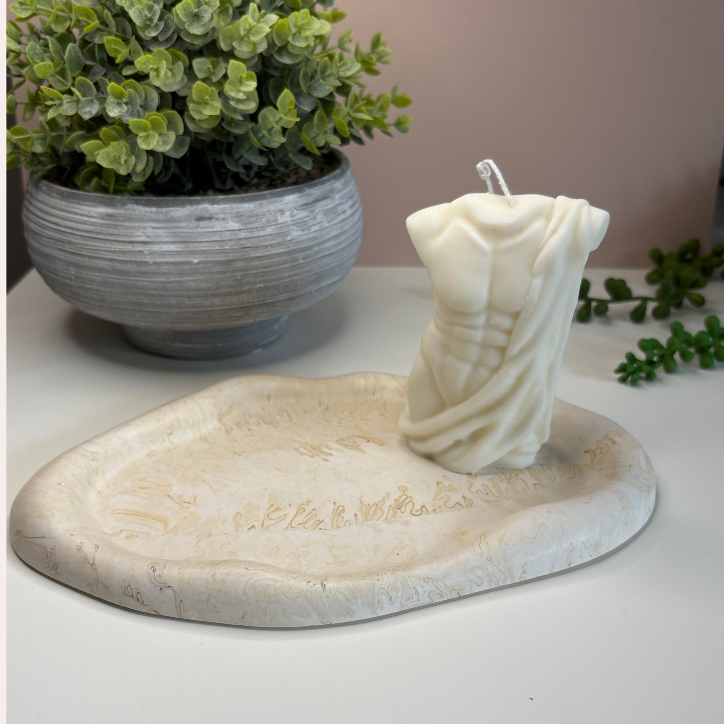 Organic Shaped Jesmonite Tray