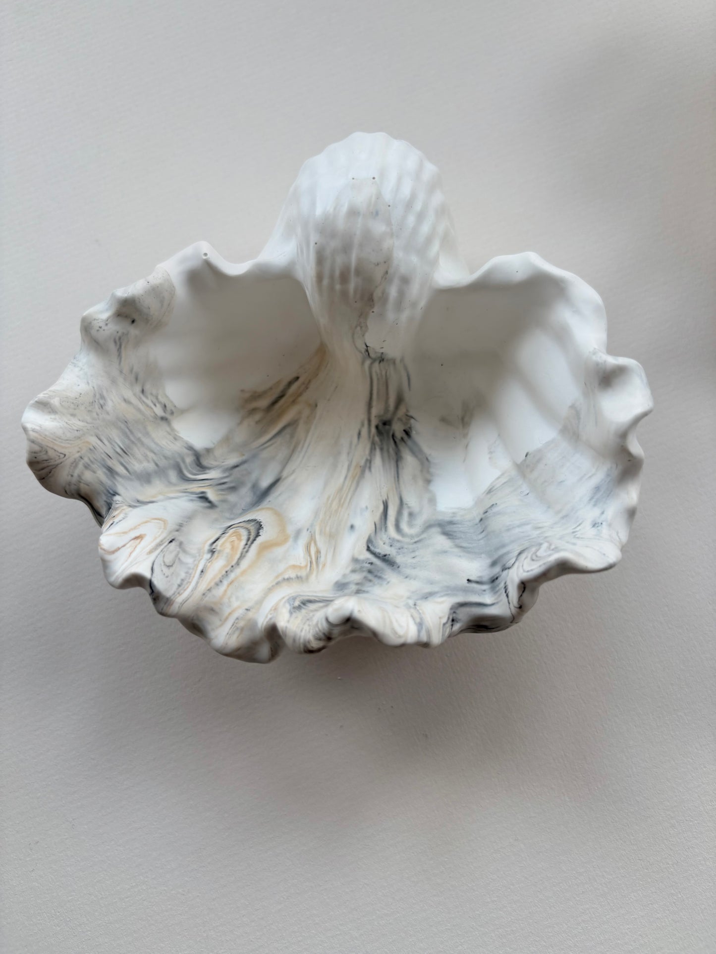 Large Conch Shell - Jesmonite Stoneware