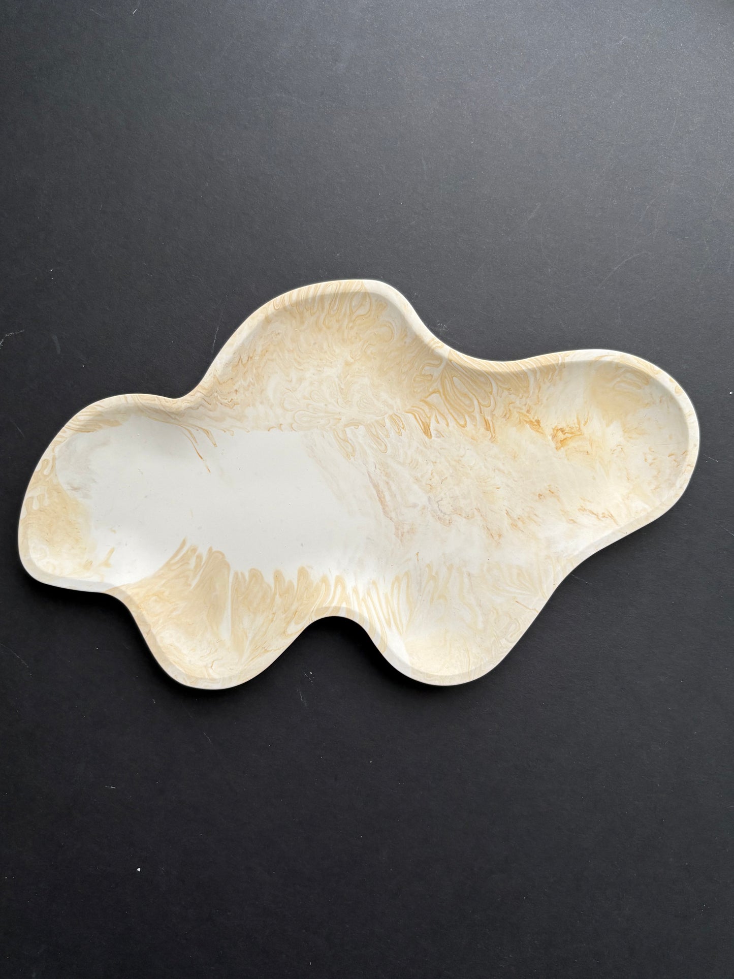 Orinoco Tray - Jesmonite Stoneware Decorative Tray for multiple uses