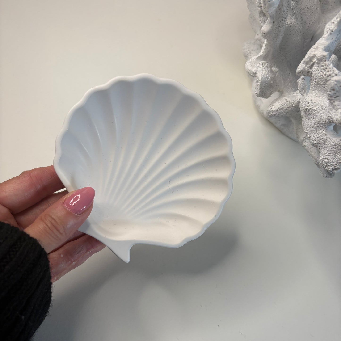 Shell Trinket Tray - Jesmonite Stoneware