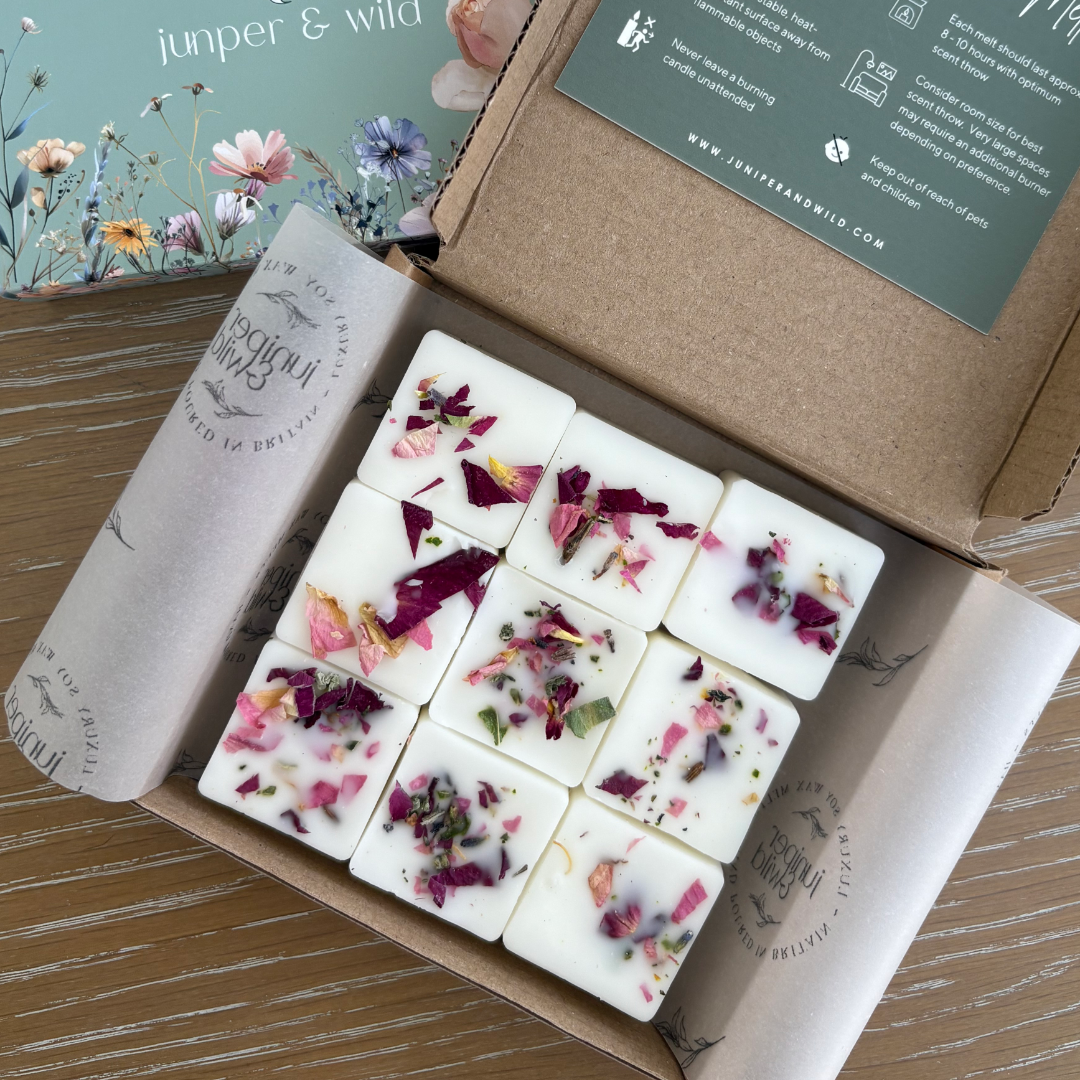 Cucumber Rose - Handmade Soy Botanical Wax Melts