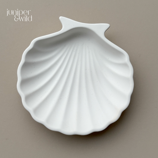 Shell Trinket Tray - Jesmonite Stoneware