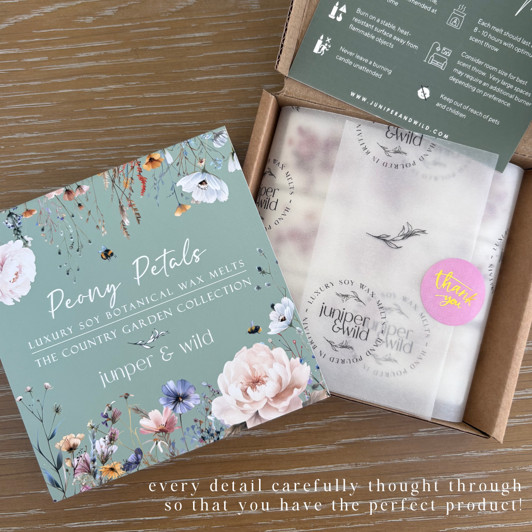 Peony Petals - Handmade Soy Botanical Wax Melts