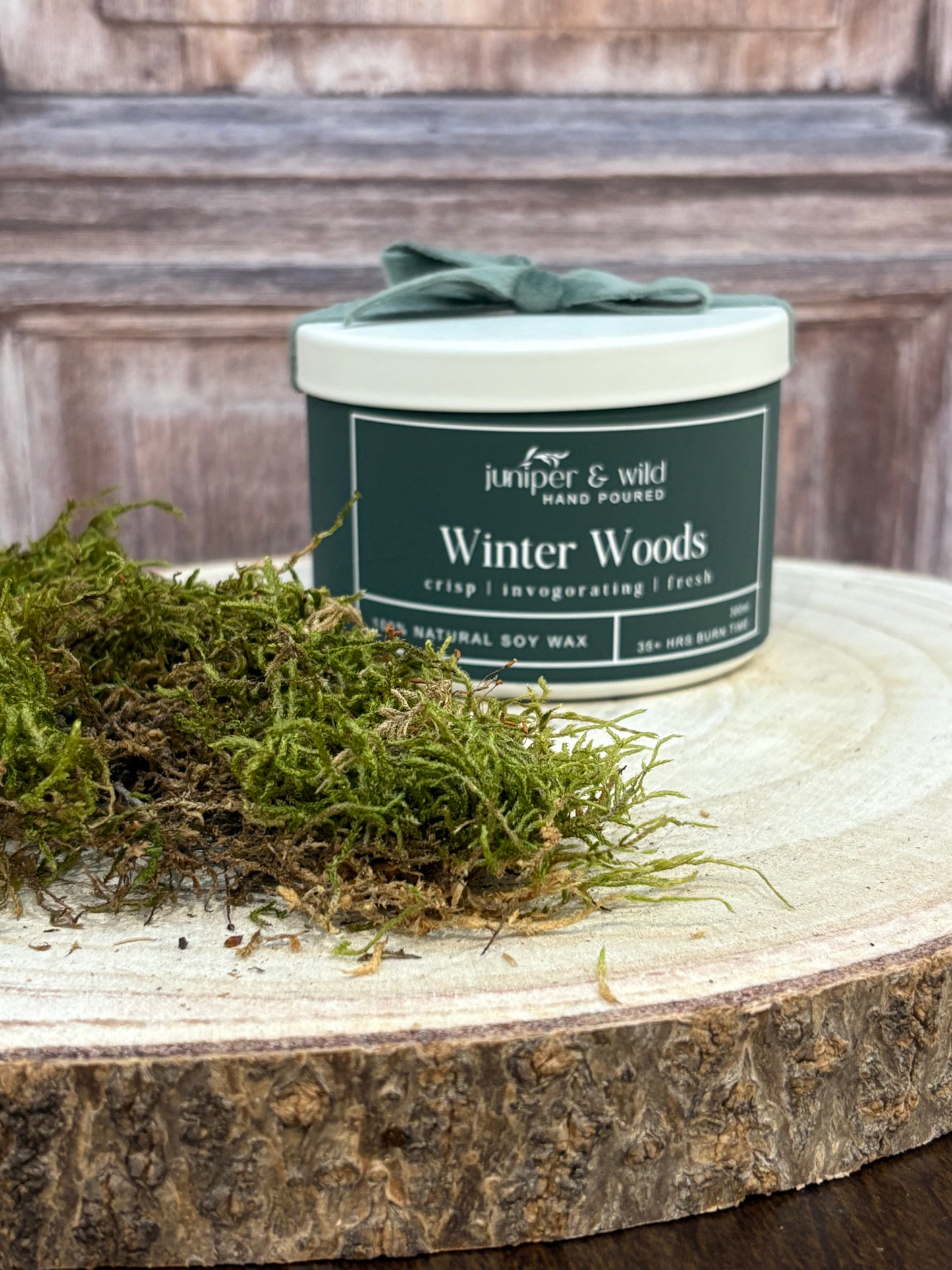 Winter Woods - Festive Natural Soy Wax Candle Tin
