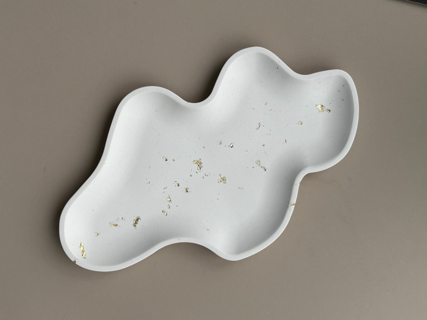 Orinoco Tray - Jesmonite Stoneware Decorative Tray for multiple uses